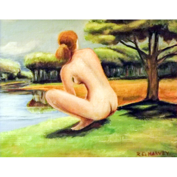 Crouching Nude